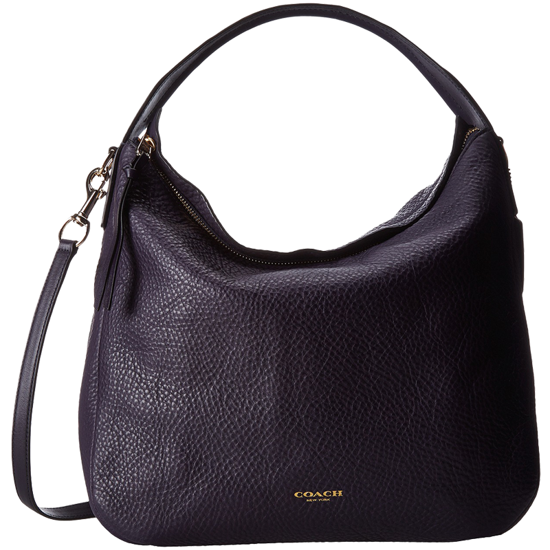 coach bleecker sullivan hobo in pebbled leather